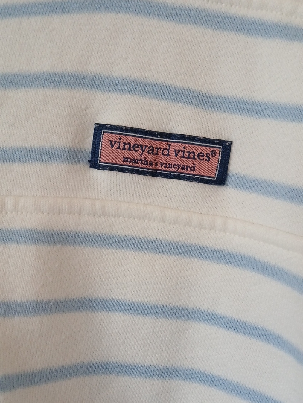 Vineyard Vines Quarter Zip Striped Pullover Sweatshirt - Picture 2 of 5